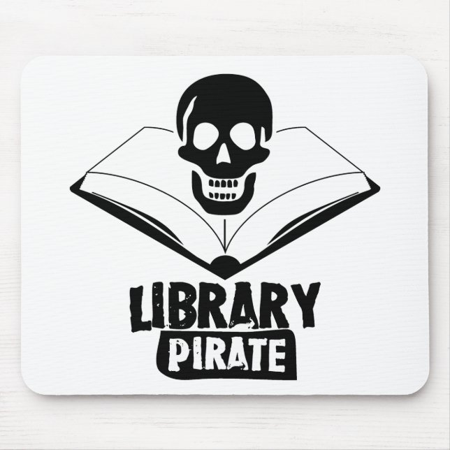 Library Pirate Mouse Pad (Front)
