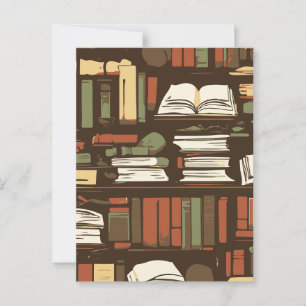 library postcard