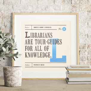 Library Quote by Patrick Ness Poster