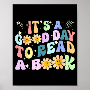 Library reading lovers funny good day to read book poster
