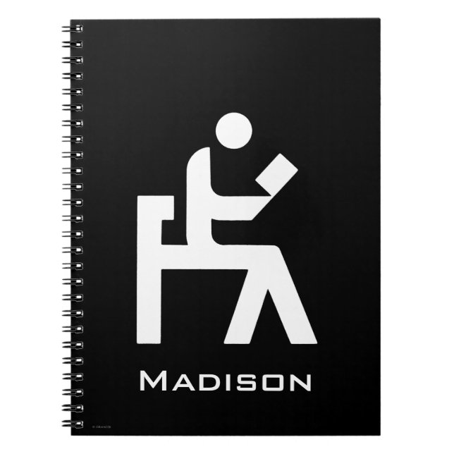 Library Reading Room Spiral Notebook (Front)