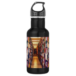 Library Shelves 18oz Water Bottle