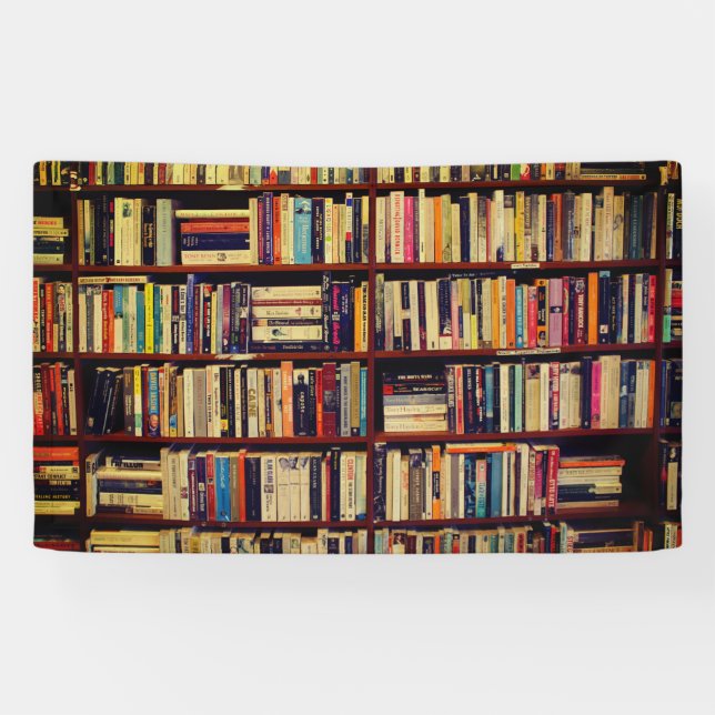 Library Shelves Banner (Horizontal)