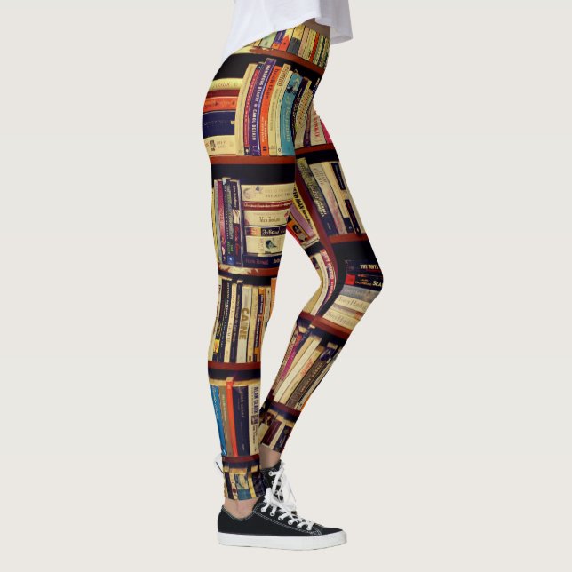 Library Shelves Leggings (Right)