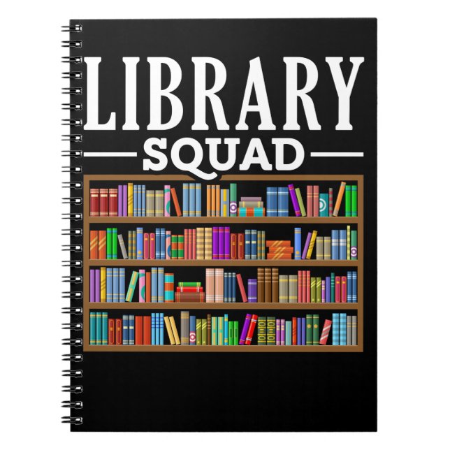 Library Squad Book Lover Reading Librarian Humour (Front)