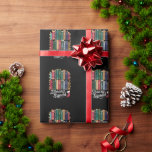 Library Squad Christmas Book Lovers Team Reading  Wrapping Paper<br><div class="desc">Library Squad Christmas Book Lovers Team Reading</div>