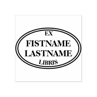 Library stamp  style ex libris book plate