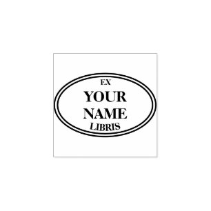 Library stamp  style ex libris book plate