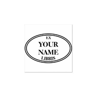 Library stamp  style ex libris book plate