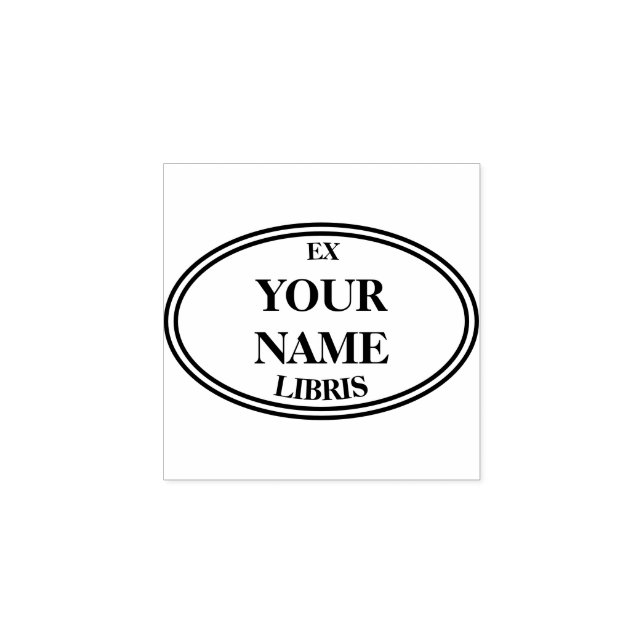 Library stamp  style ex libris book plate (Imprint)