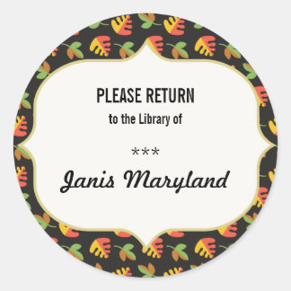 Library Sticker / Ex Libris Name Label