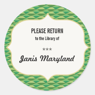 Library Sticker / Ex Libris Name Label