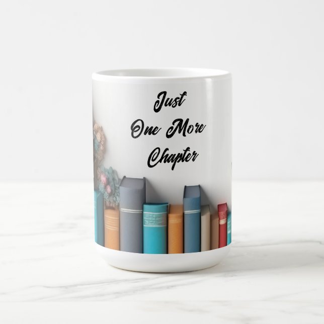 "Library Treasures: A Haven for Book Lovers Coffee Mug (Center)