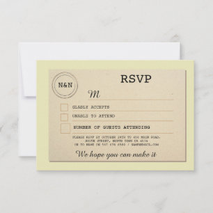 Library Wedding RSVP Book Engagement Cards
