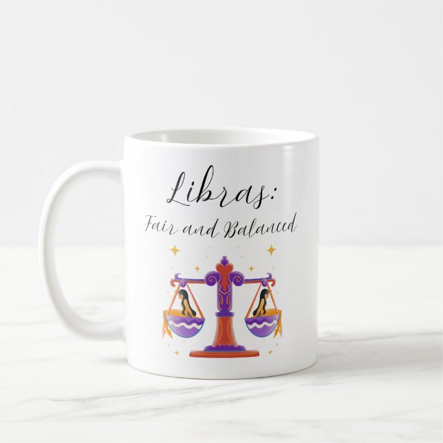 Libras: Fair and Balanced Coffee Mug (Left)