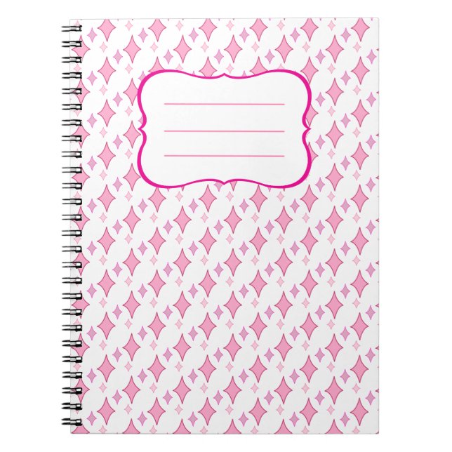 Libreta Destellos Rosa Notebook (Front)