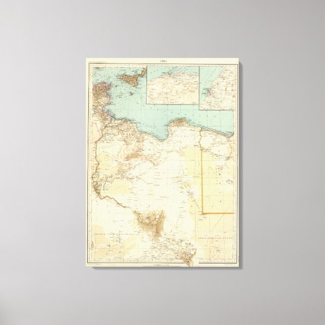 Libya 11314 canvas print (Front)
