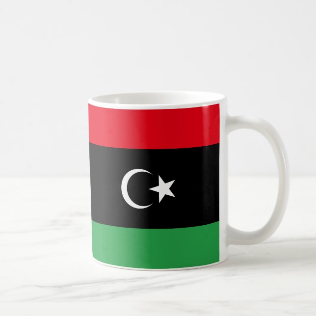 Libya Flag Ceramic Mug (Right)