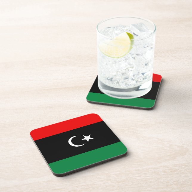 Libya Flag Coaster (Right Side)