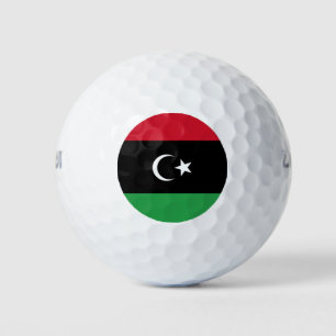 Libya flag golf balls