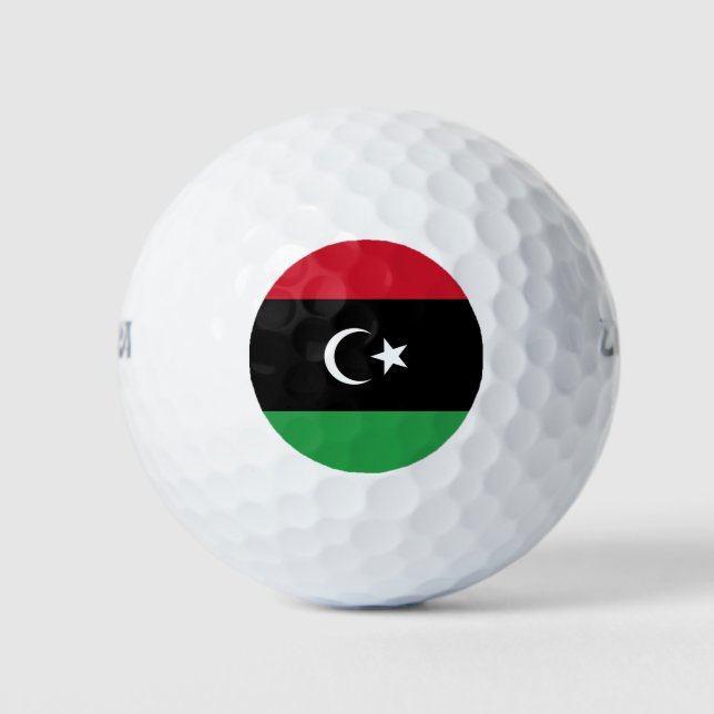 Libya flag golf balls (Front)