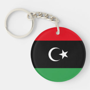 Libya Flag Key Ring