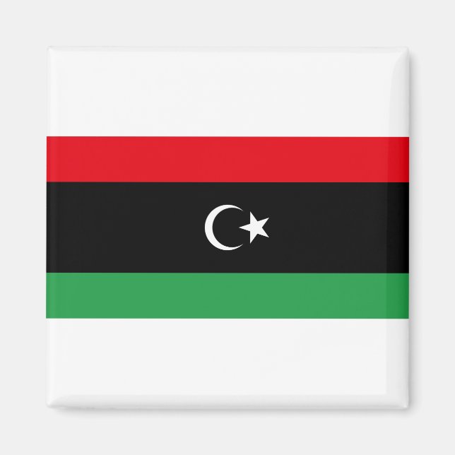Libya Flag Magnet (Front)