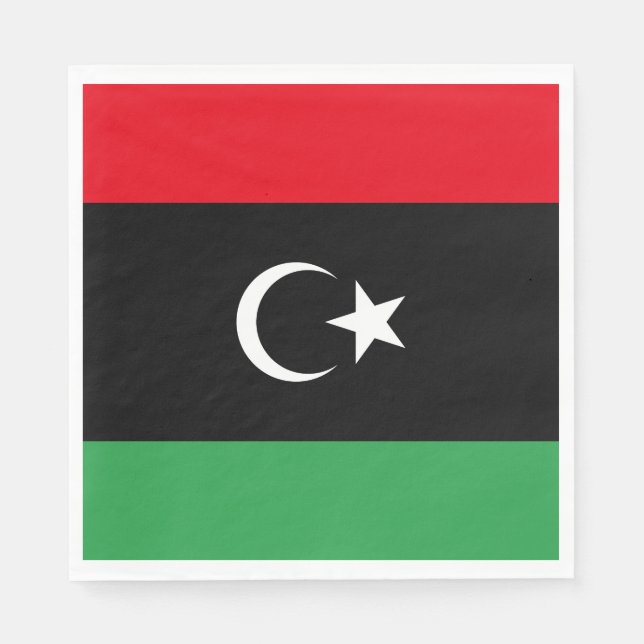 Libya Flag Napkin (Front)