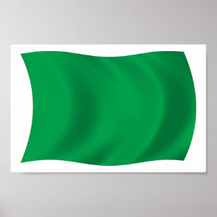 Libya Flag Poster Print