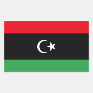 Libya Flag Rectangular Sticker