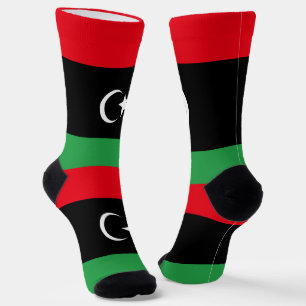 Libya Flag Socks