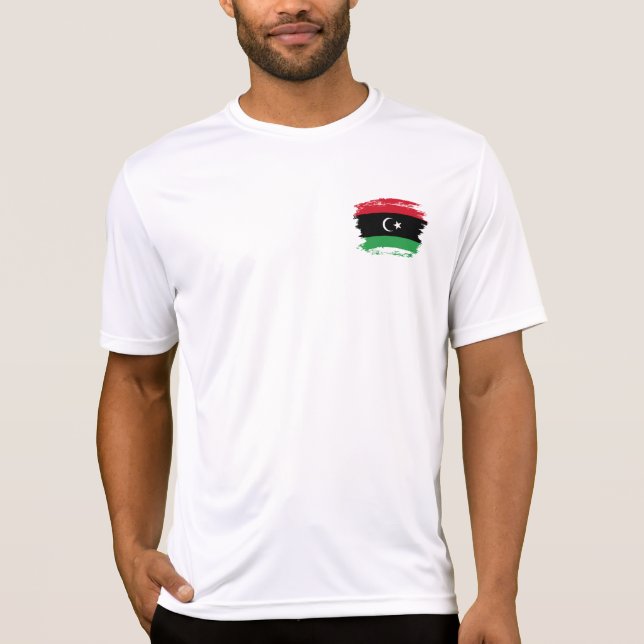 Libya flag T-Shirt (Front)