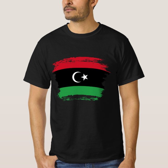 Libya flag T-Shirt (Front)
