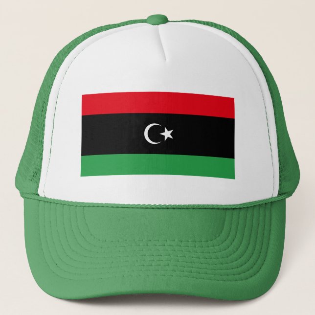 Libya Flag Trucker Hat (Front)