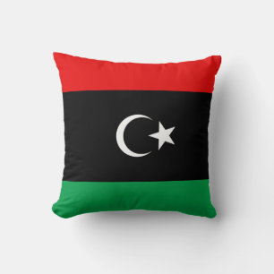 Libya Flag x Flag Pillow