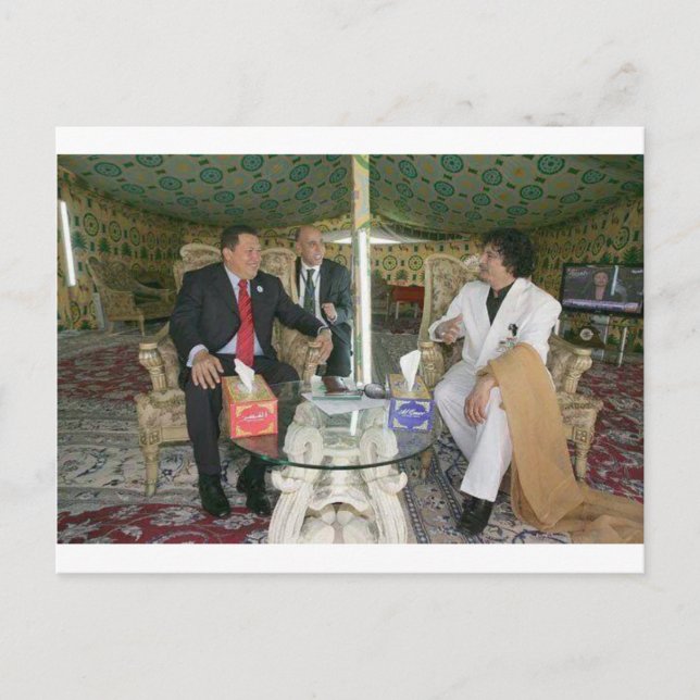 Libya ~ Gaddafi forever Postcard (Front)