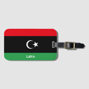 Libya National Flag Patriotic Luggage Tag