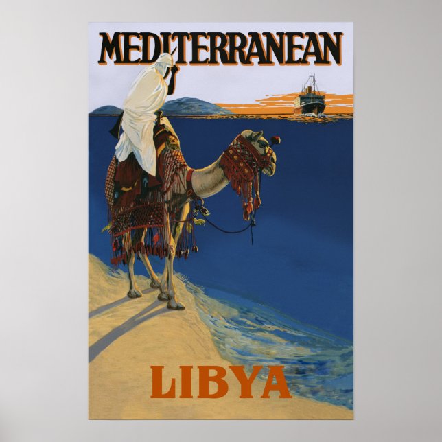 Libya travel poster (Front)