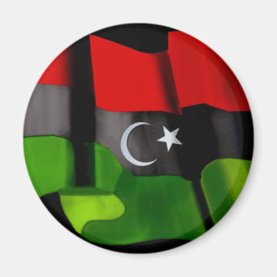 Libyan flag of Libya Independence Monarchy flag Magnet