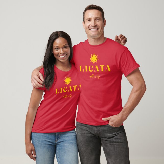 Licata Sicily Sun T-Shirt (Unisex)