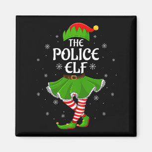 Lice Elf Christmas Family Girls Women Elf Squad Xm Magnet