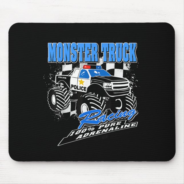 Lice Monster Truck  Mouse Pad (Front)