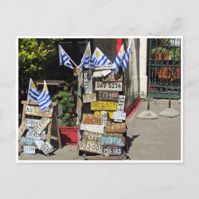 licences montevideo postcard (Front)