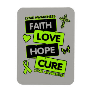 License Plates...Lyme Magnet