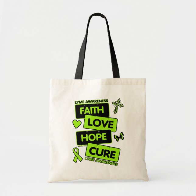 License Plates...Lyme Tote Bag (Front)
