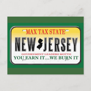 License Plates Postcard