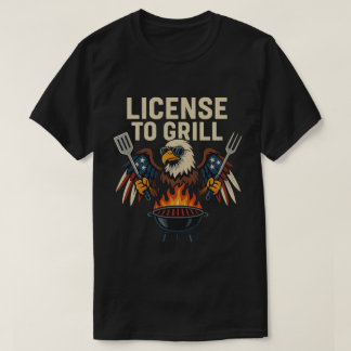 License to Grill – American Edition T-Shirt