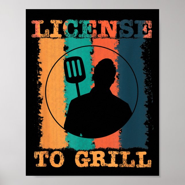 License To Grill Bbq Master  Poster (Front)