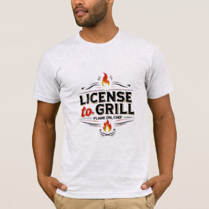 License to Grill – Fire Up the Flavour Tee