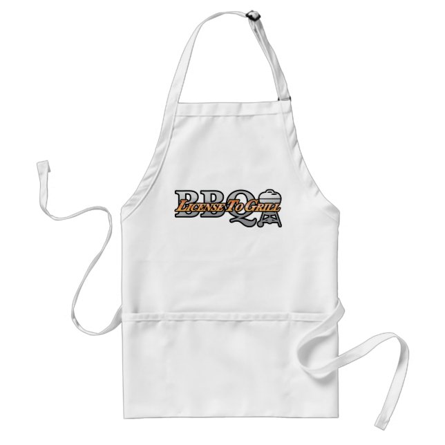 License To Grill Standard Apron (Front)